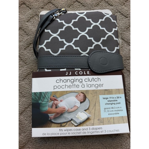 JJ Cole Handbags - JJ Cole Diaper Changing Clutch, Stone Arbor